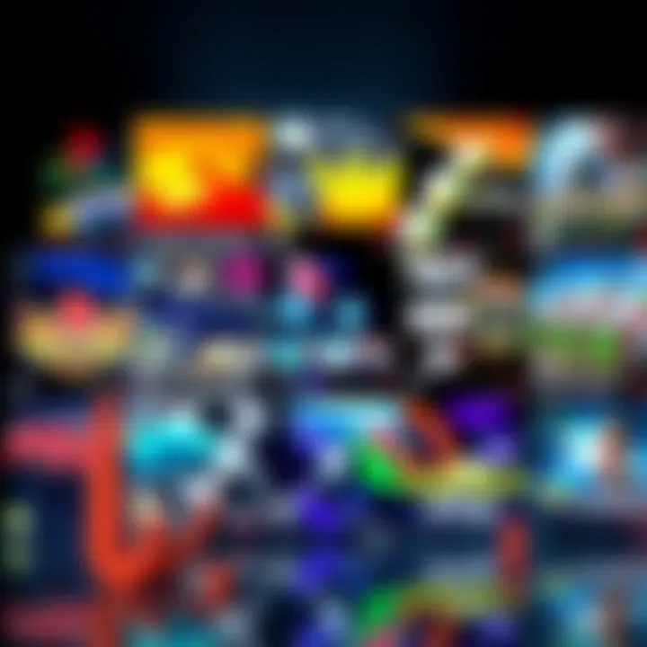 Artistic representation of various PS2 game covers showcasing unique aesthetics and visuals