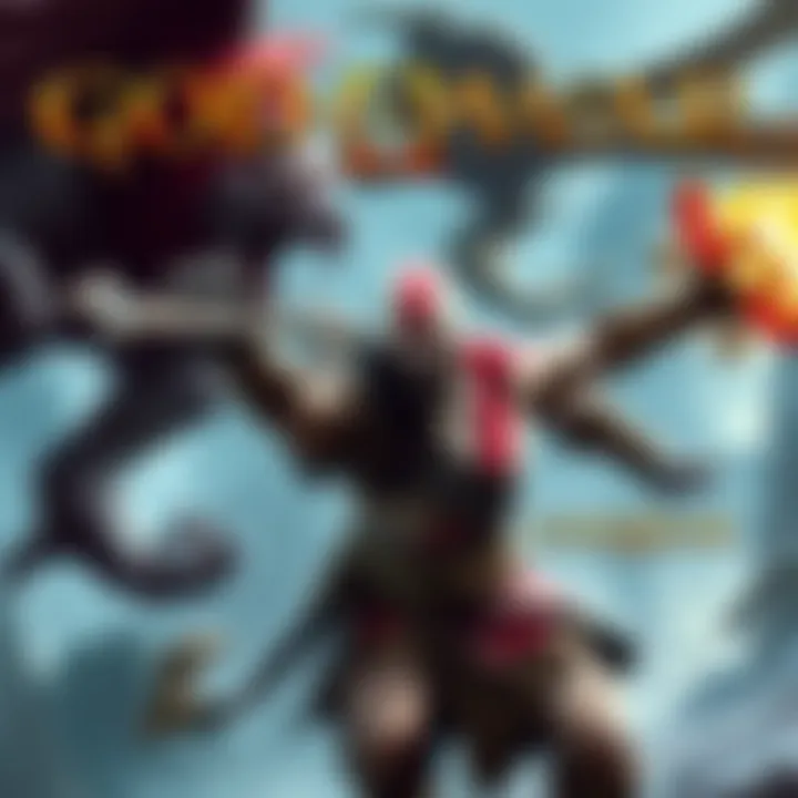 Cover art of God of War 1 and 2 for PS2 showcasing Kratos in action against mythical foes
