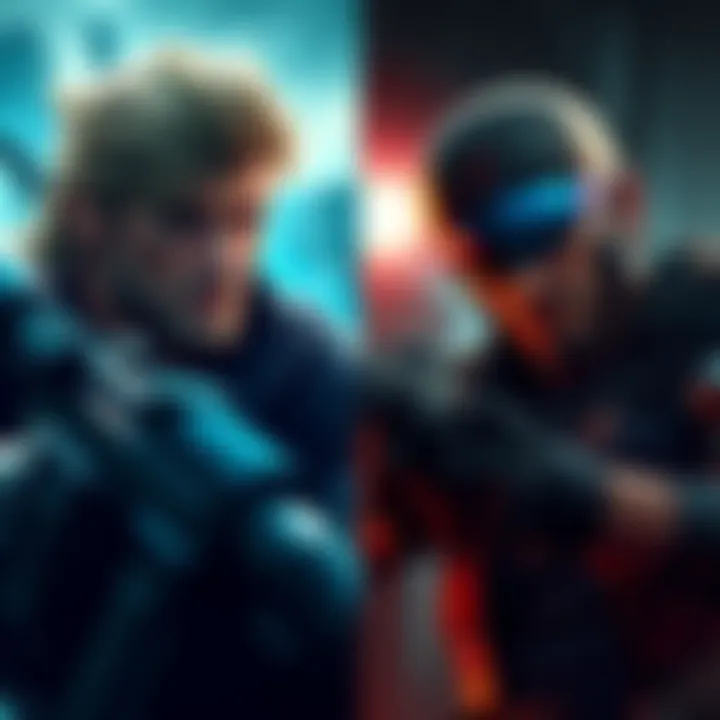 Comparison of gameplay graphics from Metal Gear Solid on PS3 and PS5 consoles