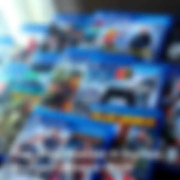 A group of top PlayStation 4 game covers arranged together, showcasing various popular titles