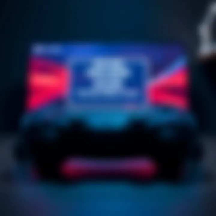 A PS4 Pro console displaying the Safe Mode menu on the screen, surrounded by a game controller and a tools icon.