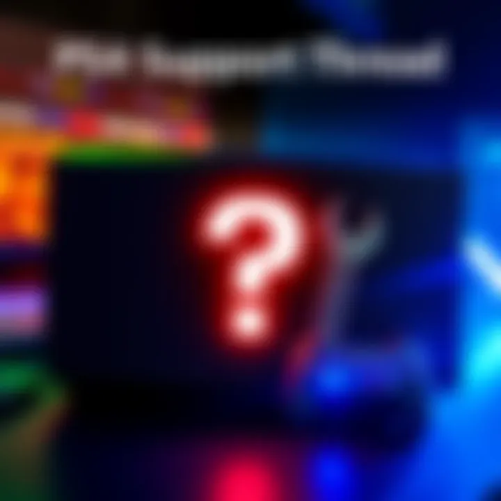 PS4 Support Thread A graphic showing a PS4 console with a question mark and a wrench, symbolizing tech support.