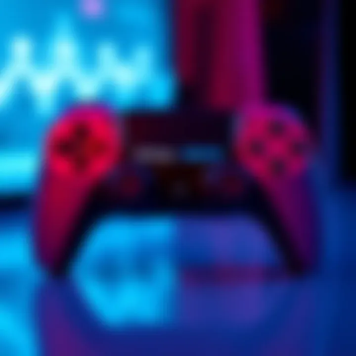 A PS5 controller displaying the settings menu for disabling recording features