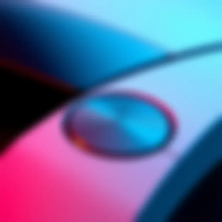 A close-up of a PlayStation 5 console showing the disc slot and eject button