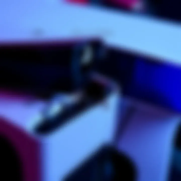 A close-up of two PlayStation 5 consoles that are not working, one being the original model and the other a slim version, both showing signs of failure.