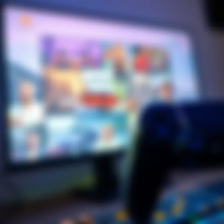 A PS5 controller displayed on a computer screen showing GTA V, indicating connection issues with Bluetooth