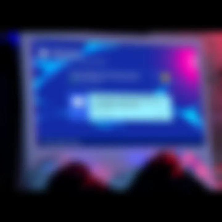 A PlayStation 5 console with a Discord chat interface showing connection problems