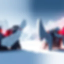 Visual comparison showcasing the detailed design of PS5 Foundation alongside the simpler look of Ice King, highlighting their unique styles.