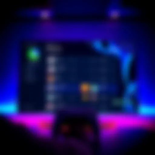 A PS5 screen showing a friends list with profiles and trophy icons