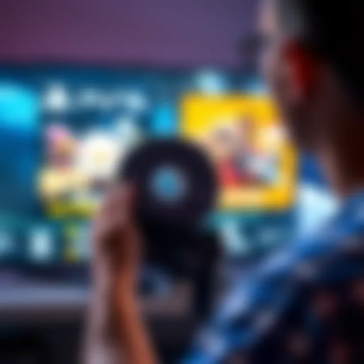 PS5 game choices A gamer holding a PS5 disk and a digital game download on a screen, showing the debate between physical and digital games