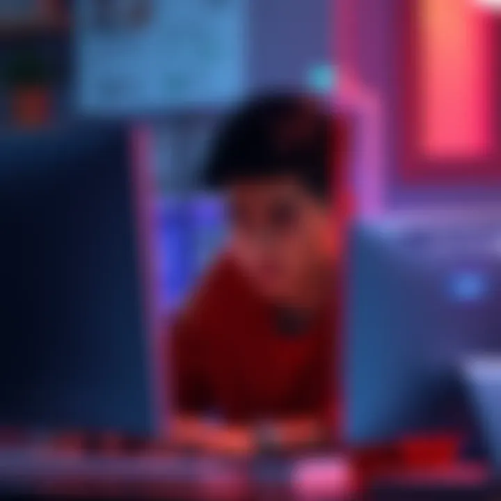 Person sitting at a computer looking frustrated while trying to request a refund for a PS5 game.