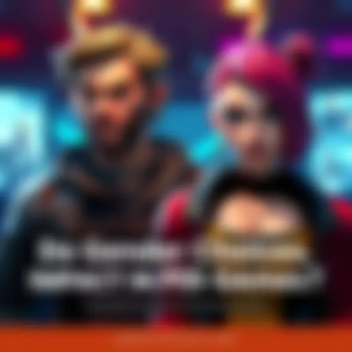 PS5 characters gender selection A male and female character in a PS5 game, showcasing different outfits and expressions representing gender choices