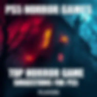 Cover art featuring a dark and eerie scene with a haunted house and shadowy figures, perfect for horror game fans on PS5.