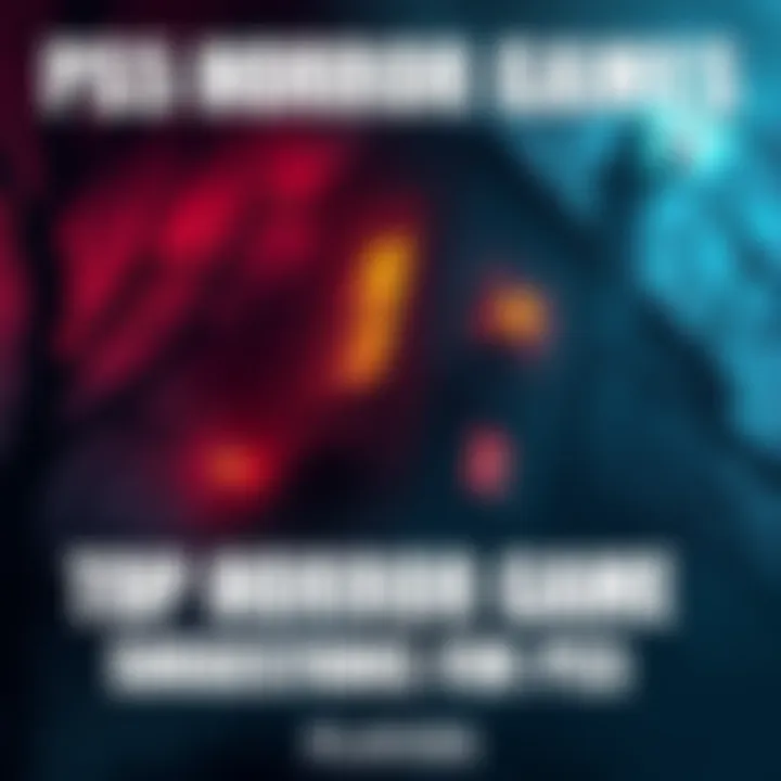 Cover art featuring a dark and eerie scene with a haunted house and shadowy figures, perfect for horror game fans on PS5.