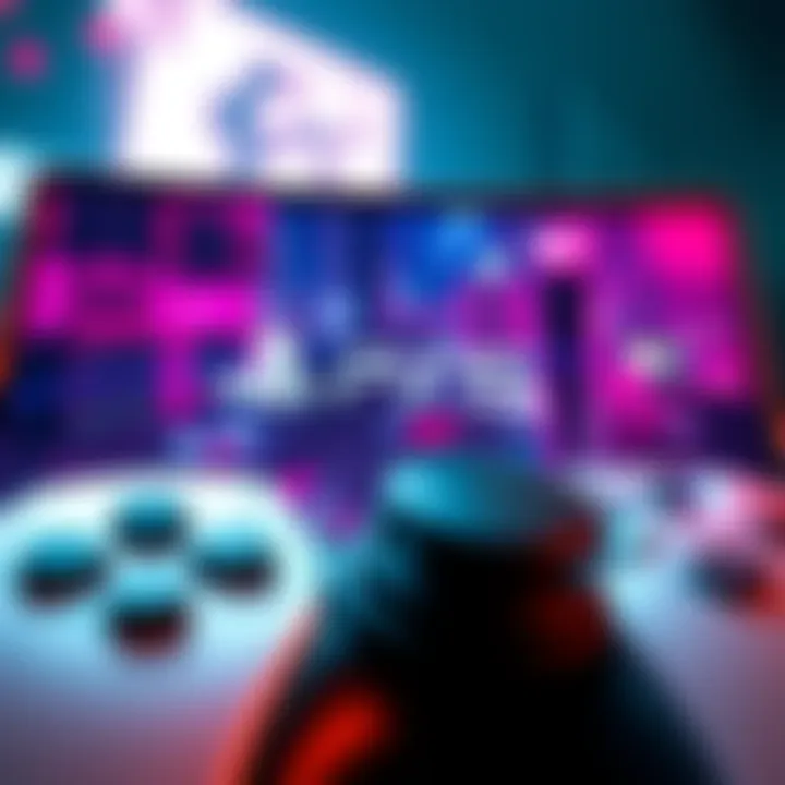 A close-up of a PlayStation 5 loading screen with lagging textures during gameplay