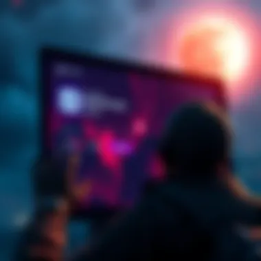 A player looking at a PS5 screen showing the download option for Mask Of The Lunar Eclipse upgrade