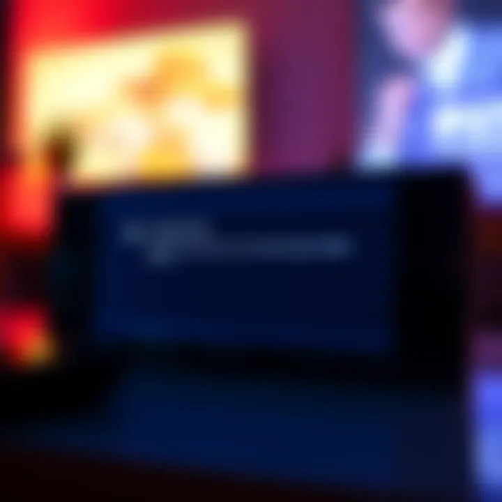 A PS5 Slim console showing an error message on the screen, indicating system crash while browsing PS Plus.