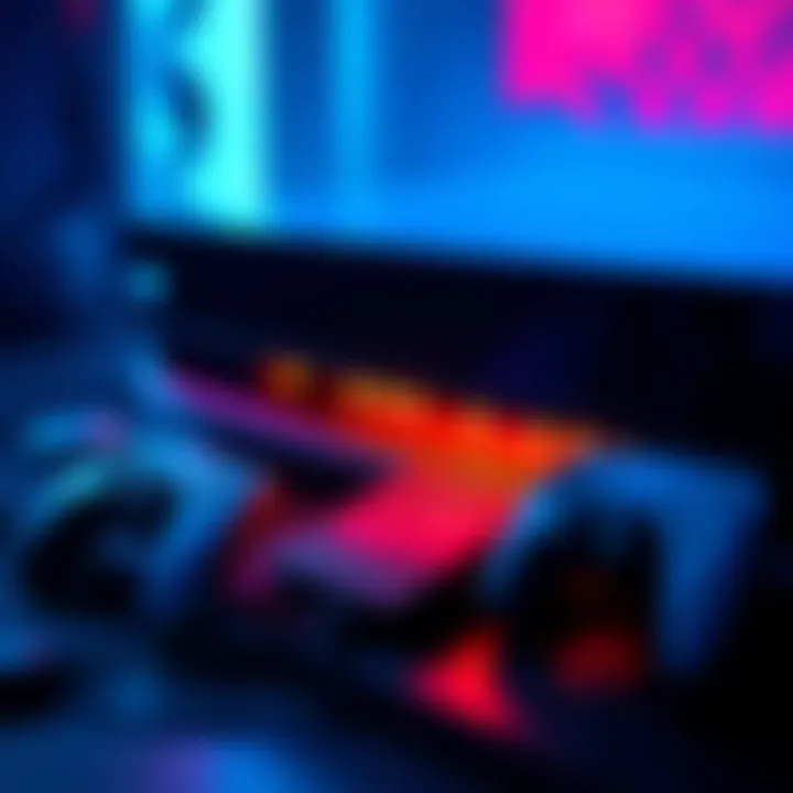 PS5 console connected to SSD with games