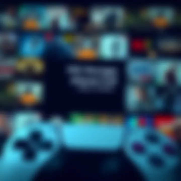 A PS5 console screen showing a storage full message with game icons visible in the background