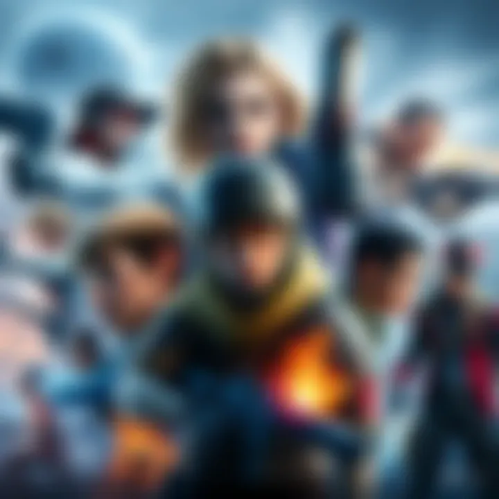 A collage of characters from story-driven PS5 games, showcasing action and emotion in various gaming scenes.