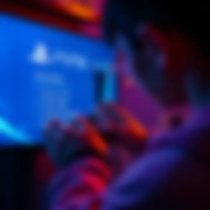 PlayStation 5 troubleshooting A person checking the internet connection settings on a PlayStation 5 console