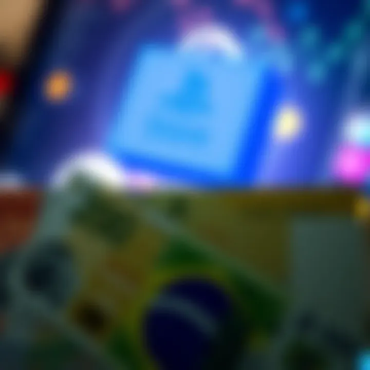 PS Store logo displayed alongside Brazilian currency notes, highlighting price increase for games in Brazil.