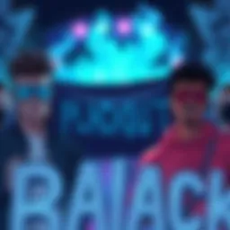 A group of gamers holding banners to support a PSBlackout campaign, signaling unity and intention to catch Sony's attention.
