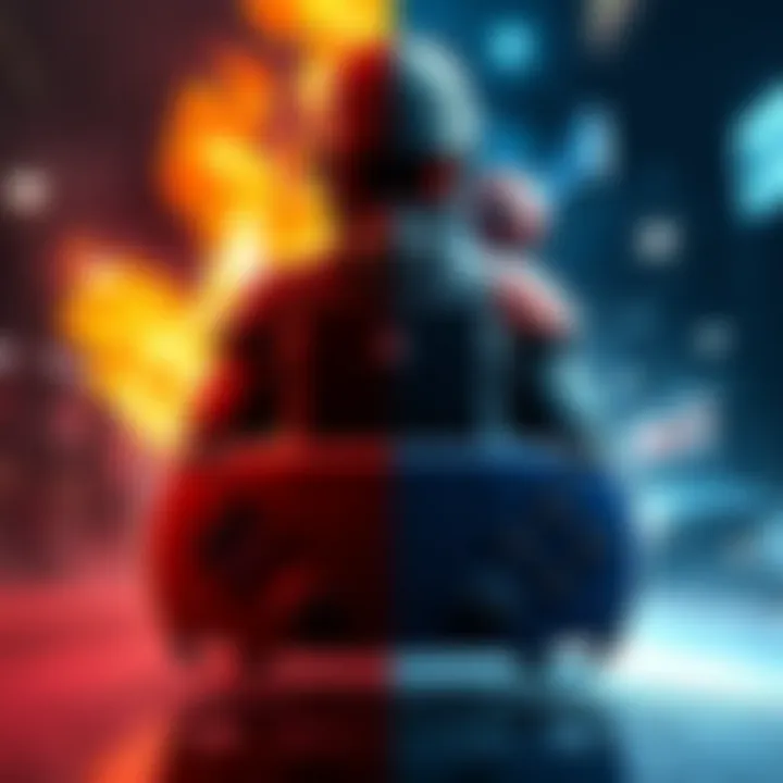 Side-by-side comparison of PSP and PS2 gameplay features