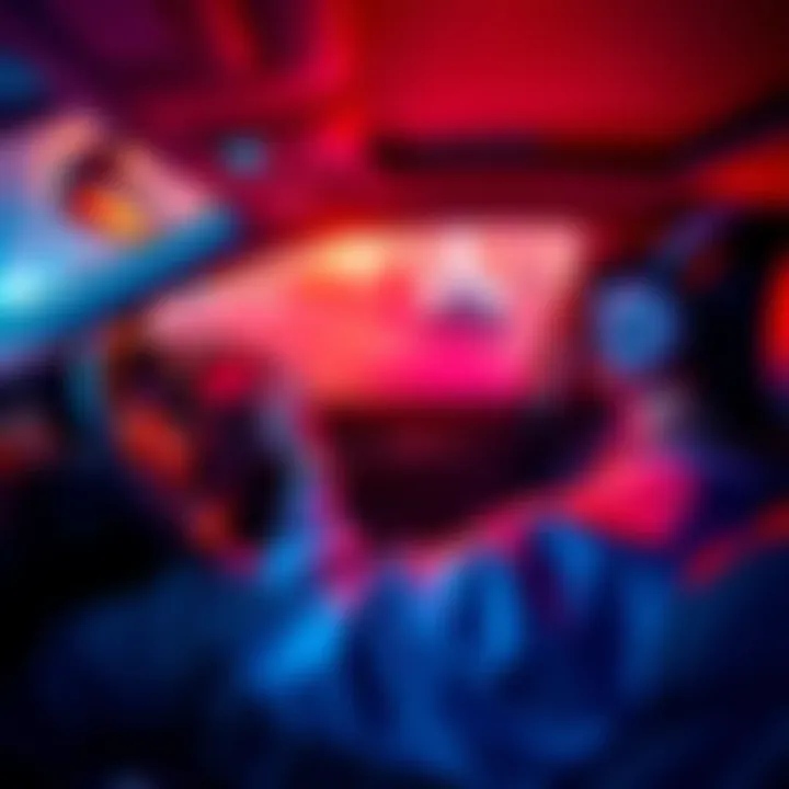 A person playing a PSVR2 game in a car, showcasing low-space gaming options like Demeo.