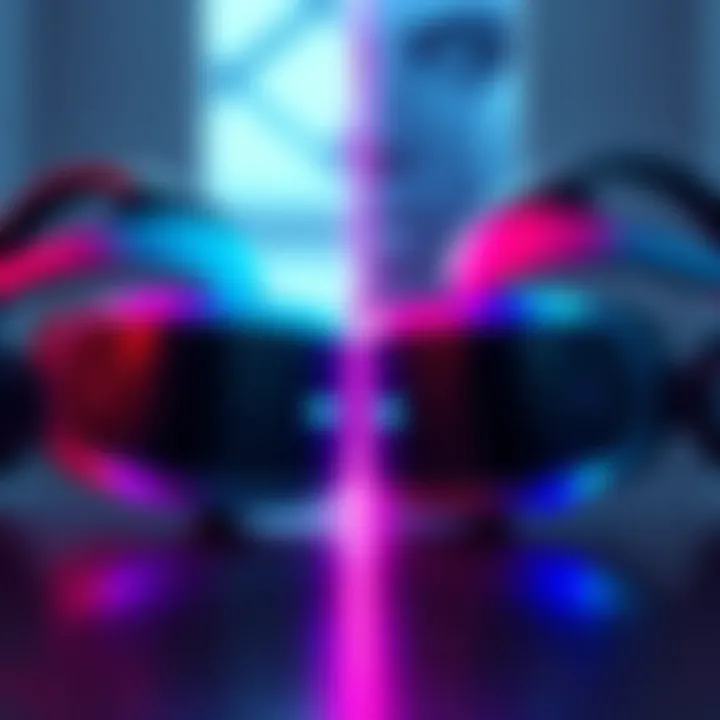 A side-by-side view of the original PSVR headset and the VR2 headset showcasing their design and features for gaming enthusiasts.