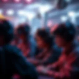 PUBG Mobile esports team in action A group of PUBG Mobile players focused on their screens during a competitive match, showcasing teamwork and strategy errors.