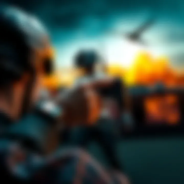 Player using PUBG grip Gamer holding a controller while aiming in PUBG, showcasing a grip technique to reduce recoil