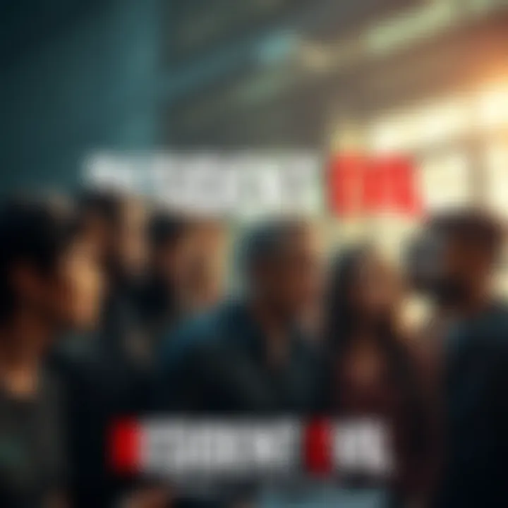 A group of diverse people discussing their thoughts on Netflix's Resident Evil TV show.