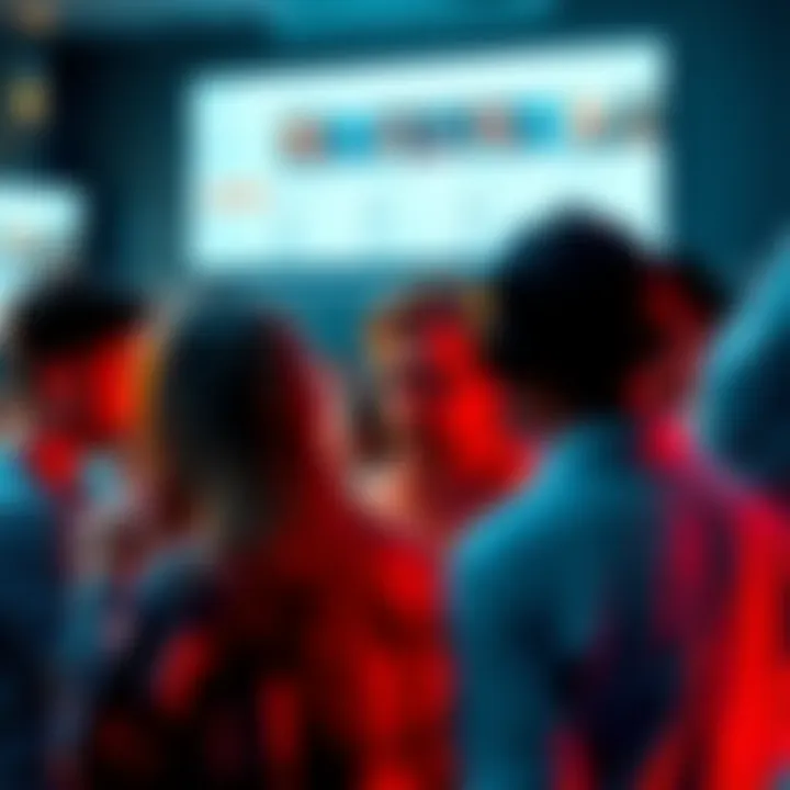 People discussing a controversial statement online, showing various social media comments and user board interactions.