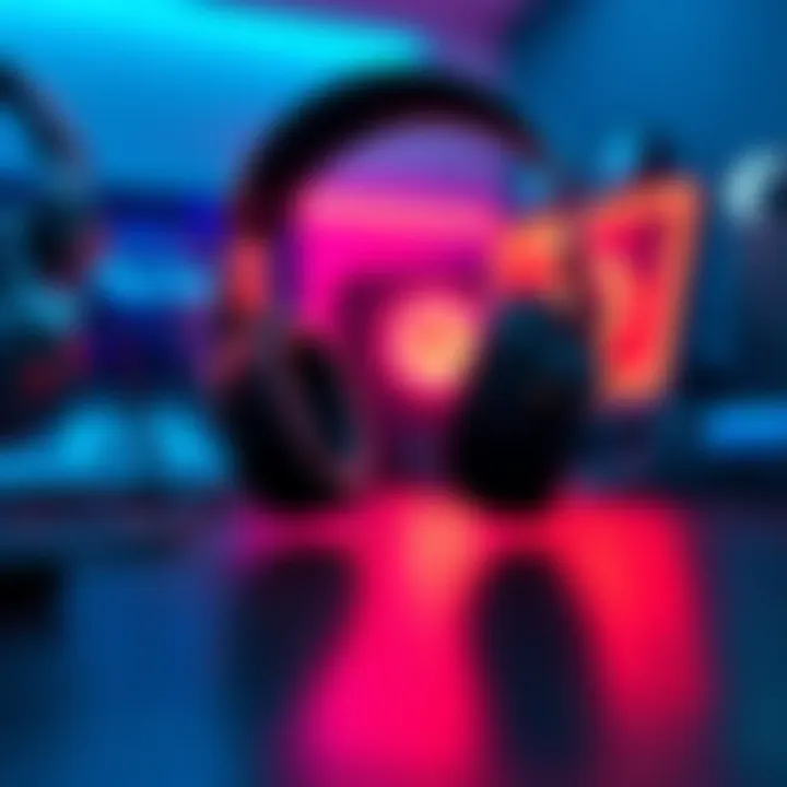 A Pulse 3D headset positioned on a table, showing its sleek design and ear cups, symbolizing its discontinuation and gamer concerns.