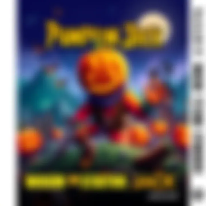 Colorful cover of Pumpkin Jack featuring the main character, a pumpkin-headed figure in a spooky landscape with Halloween elements