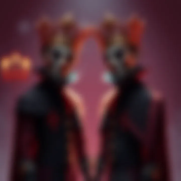 Two puppet kings from Dark Deception standing side by side, showcasing their distinct features and attire, hinting at their possible twin connection.
