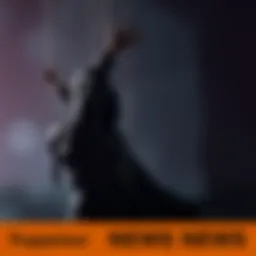 Artistic representation of The Puppeteer character, featuring a dark figure with puppet strings, conveying a suspenseful atmosphere.