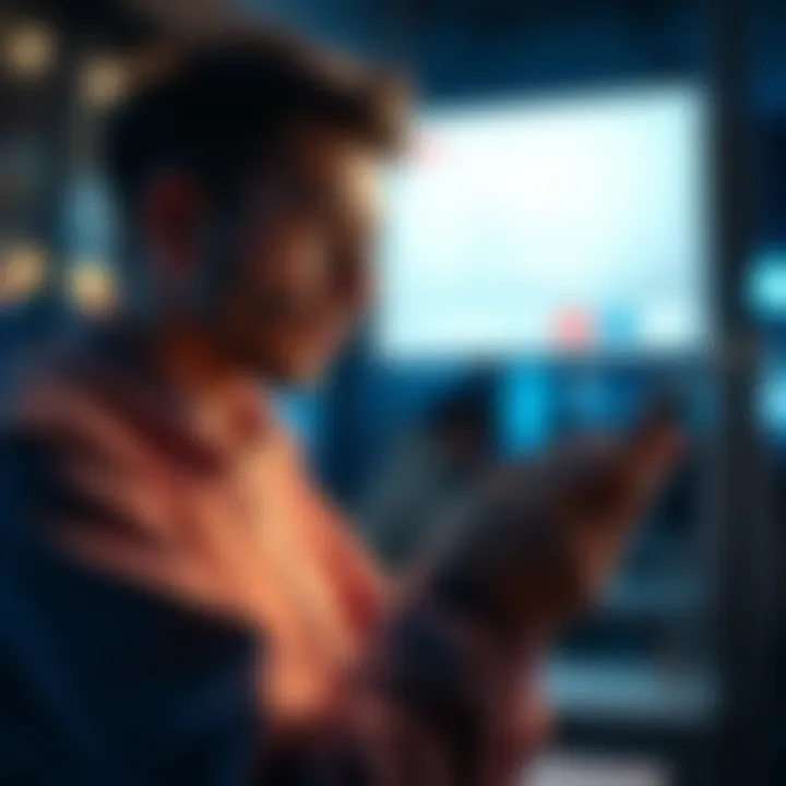 A person looking at their email on a phone, concerned about a purchase deadline