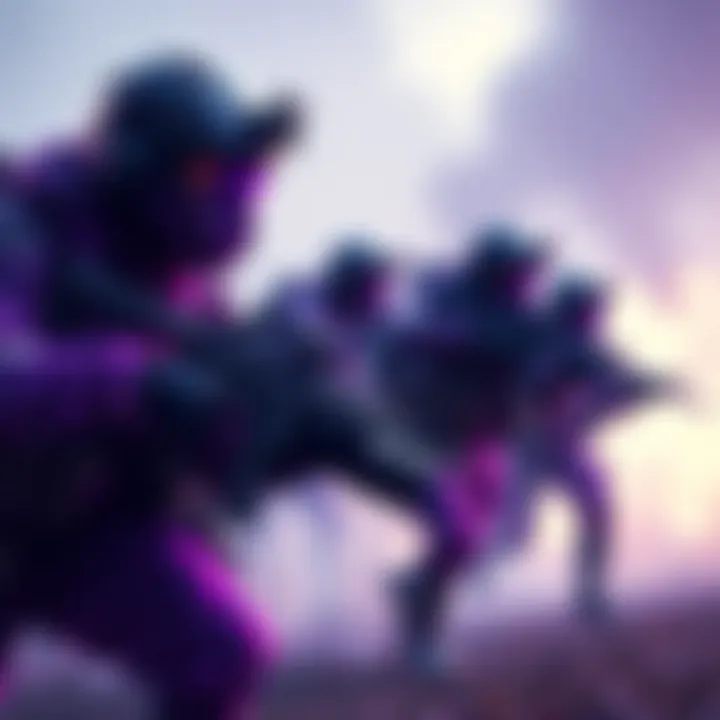 Fully equipped purple murder squads take control of Perimeter, eliminating teams swiftly.