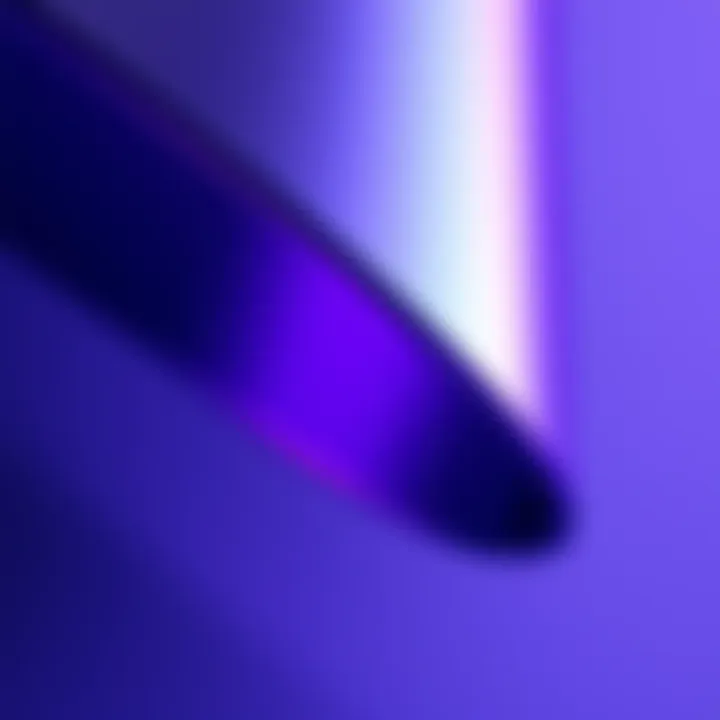 Purple Silver Edge Close-up of a metallic silver edge showing a purple hue due to light reflection