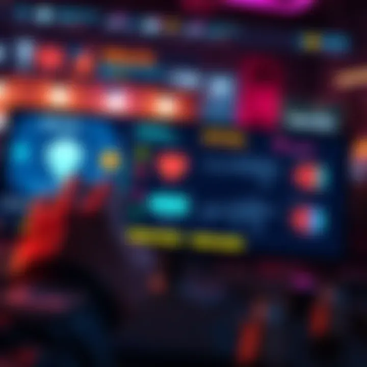 A player comparing health and weapon stats on a gaming interface while focusing on grenades.