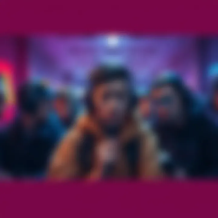 A group of players experiencing unbalanced PvP matches, looking frustrated as they face unexpected opponents in a video game lobby.