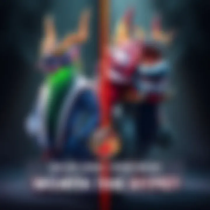 A side-by-side view of Qilin and Mob Boss skins showcasing their designs and colors, while players discuss their aesthetics.