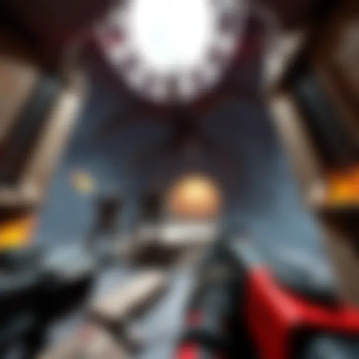 A screenshot showcasing Quake 1's iconic graphics and gameplay with monsters and weapons