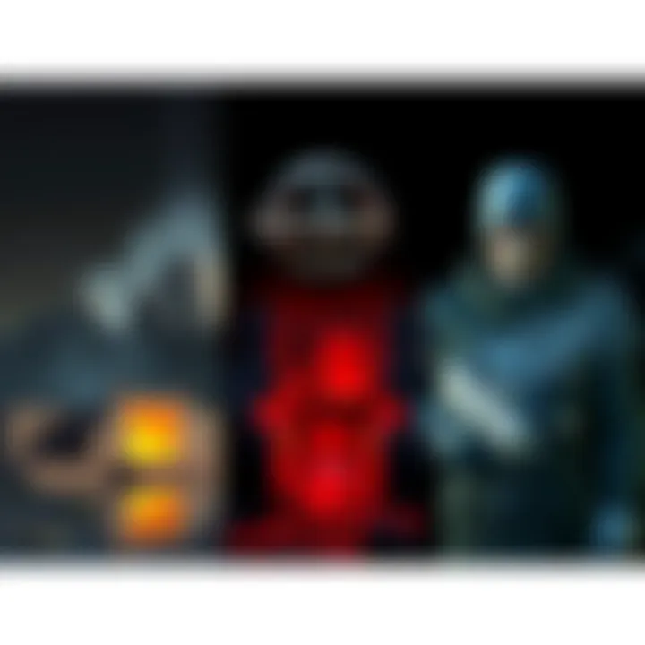 A graphic showing remade maps from Quake II and III alongside Quake I, highlighting their influence on each other.