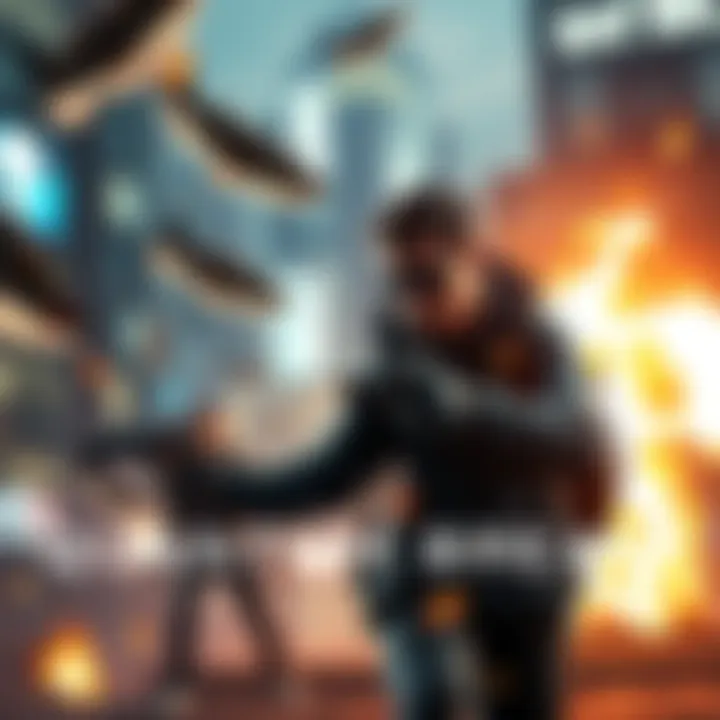 Gameplay Scene from Quantum Break A character engages in a thrilling action sequence in Quantum Break, showcasing its dynamic gameplay and storytelling elements.