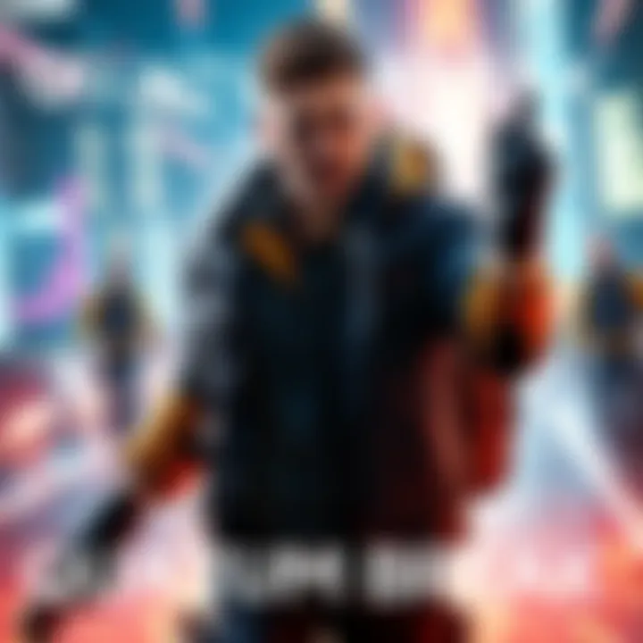 Cover art featuring Quantum Break's main character in a futuristic setting, showcasing action elements and vibrant graphics.