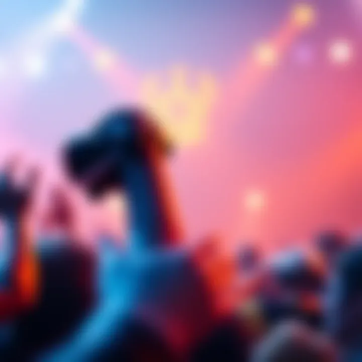 A screenshot of the PSVR2 game featuring Queen's classic song We Are The Champions with vibrant visuals and engaging gameplay.