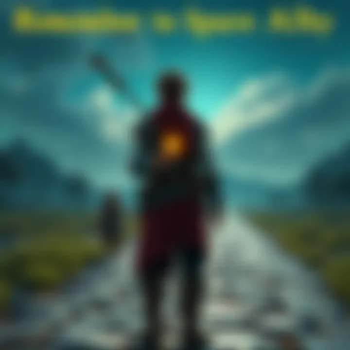 A player character stands at a crossroads, contemplating the choice to spare Alby, who is shown in the background looking hopeful. The medallion shines in the player's hand.